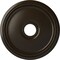 Ekena Millwork Diane Ceiling Medallion (Fits Canopies up to 5 3/8"), 18"OD x 3 5/8"ID x 1 1/8"P, Stone Hearth CM18DISHF - alternate 1